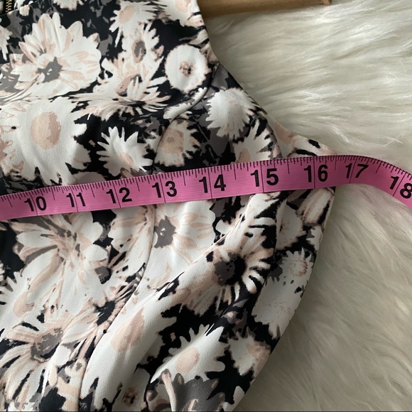 Forever 21 • Pink and Black Floral Mini Dress - Picture 9 of 11